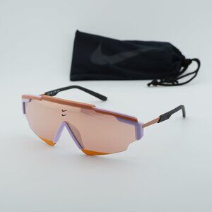 NIKE MARQUEE EDGE M 519 Shield Sunglasses - Lilac/Gold Mirror
